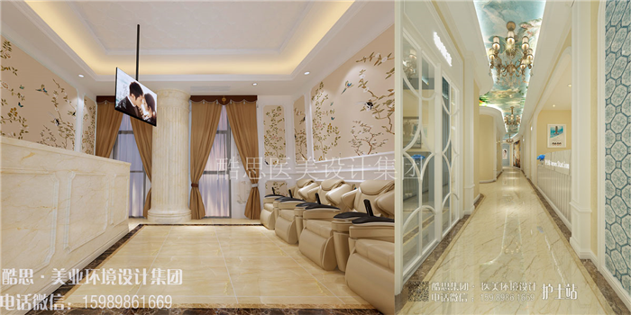 長沙大型歐式醫(yī)療美容裝修設(shè)計項(xiàng)目